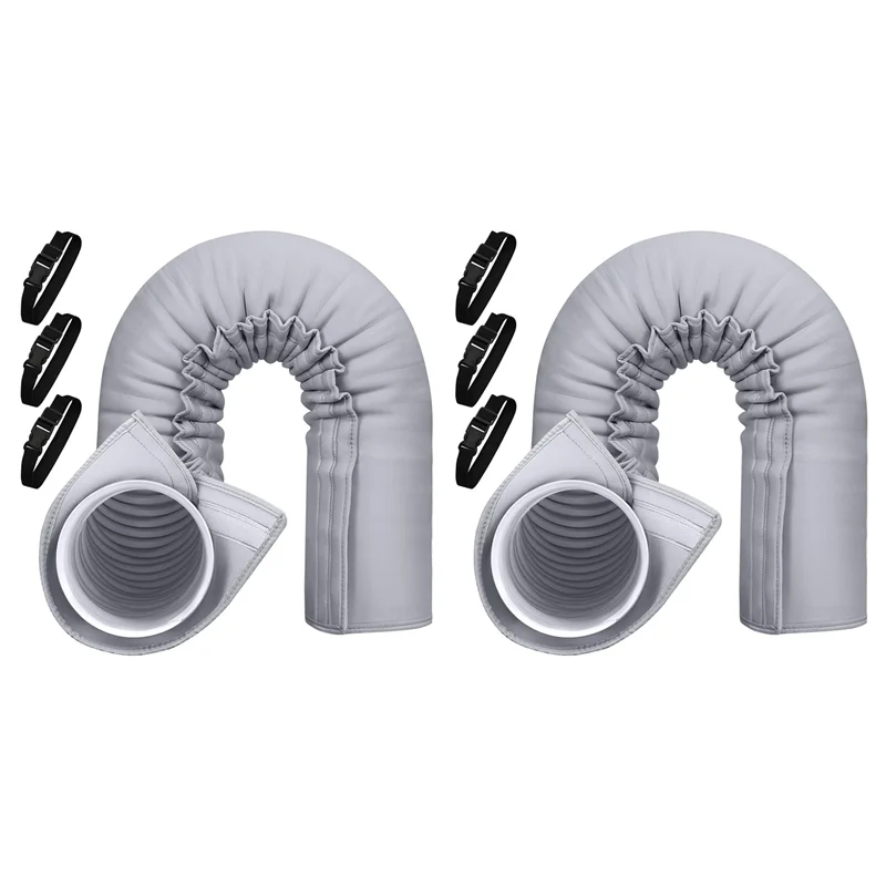 

A39T-2X изоляционный рукав для шланга переменного тока, крышка портативного шланга кондиционера, подходит для выхлопного шланга диаметром 5 и 5,9 дюйма