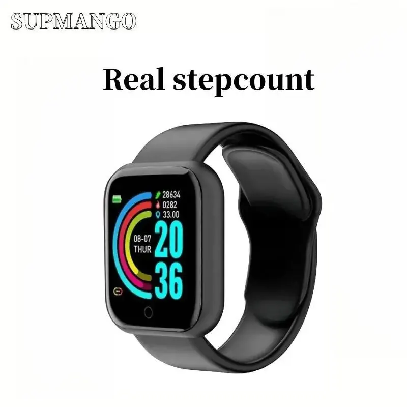 Customized True Pedometer Chip Multifunctional Smart Watch Men Women Bluetooth Connected Phone Music Fitness Sports Bracelet images - 6