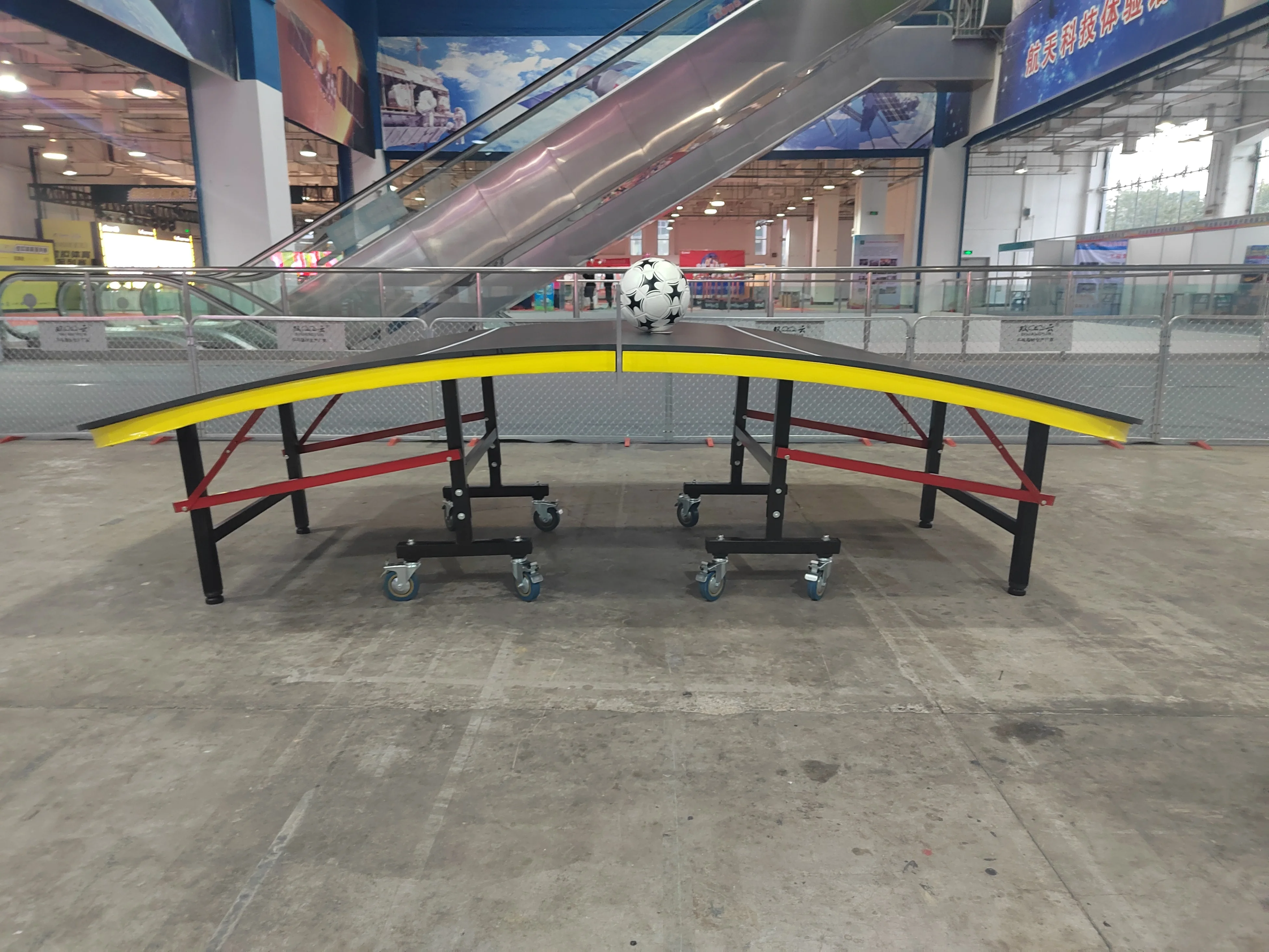 مقاوم للماء SMC قابل للطي بينغبونغ وكرة القدم طاولة تنس الطاولة في الهواء الطلق/داخلي لون مخصص #2