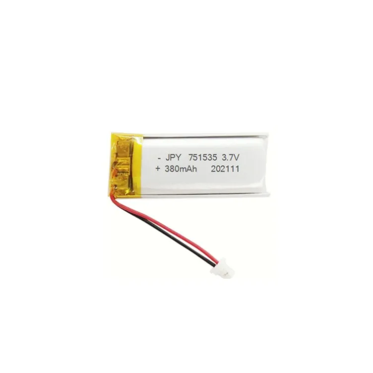 buy more will cheap Manufacturer's supply of polymer lithium battery 751535 380mAh scanning code gun convenient inflation pump