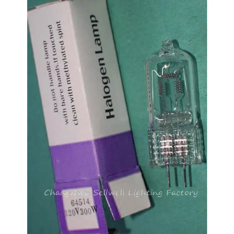 120v 300w 64514 G6.35 Halogen Lamp Bulb Light W015 2025-03