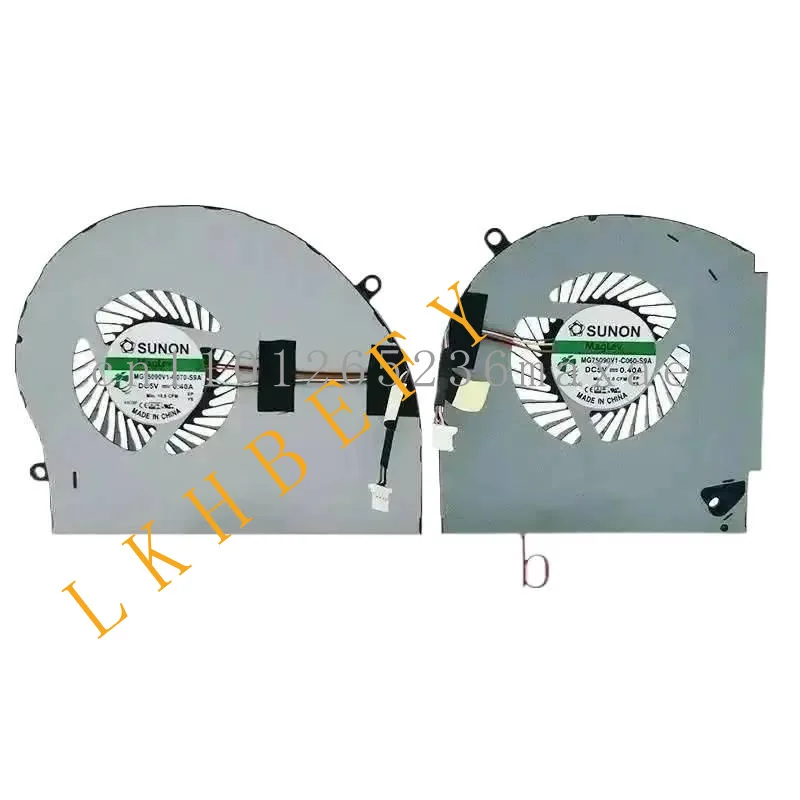 

New CPU GPU cooling Fan cooler For 17 R4 R5 P31E Fan Radiator MG75090V1-C060-S9A MG75090V1-C070-S9A €€