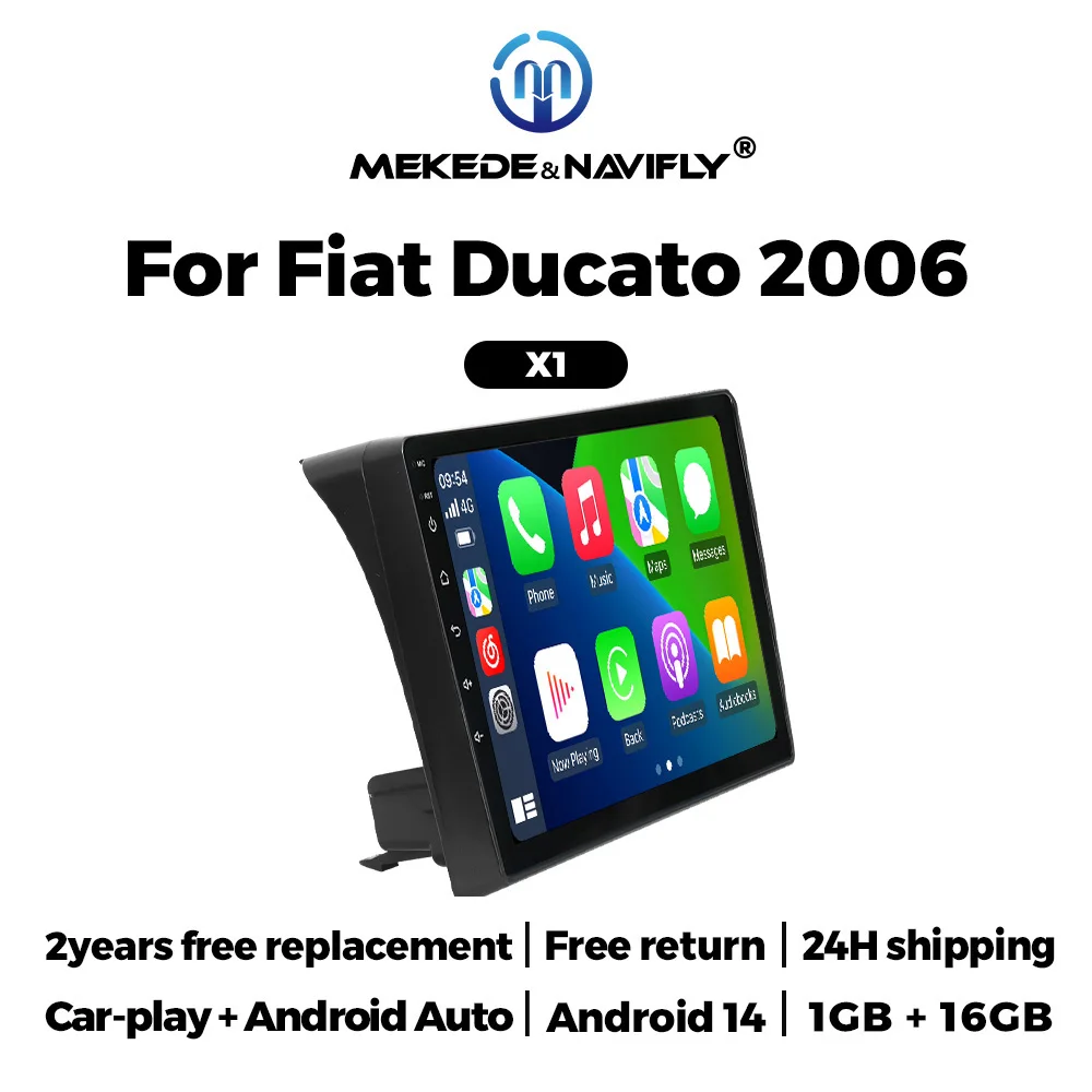 Android Auto autoradio voor Fiat Ducato Peugeot Boxer Citroen Jumper 2 2006-2022 Carplay Intelligent Systeem IPS Multimedia Speler