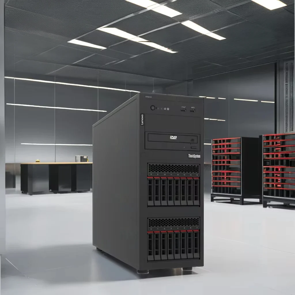 Len Ovo ThinkSystem Enterprise Server Power ST258 V3 Tower Server E-2400 Сервер процессора Xeon для вашего выращивания бизнеса