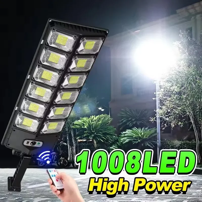 

Powerful Outdoor Solar Lights Street LED Garden Solar Lamp Panel Lamps Waterproof Motion Sensor Street Light Hot