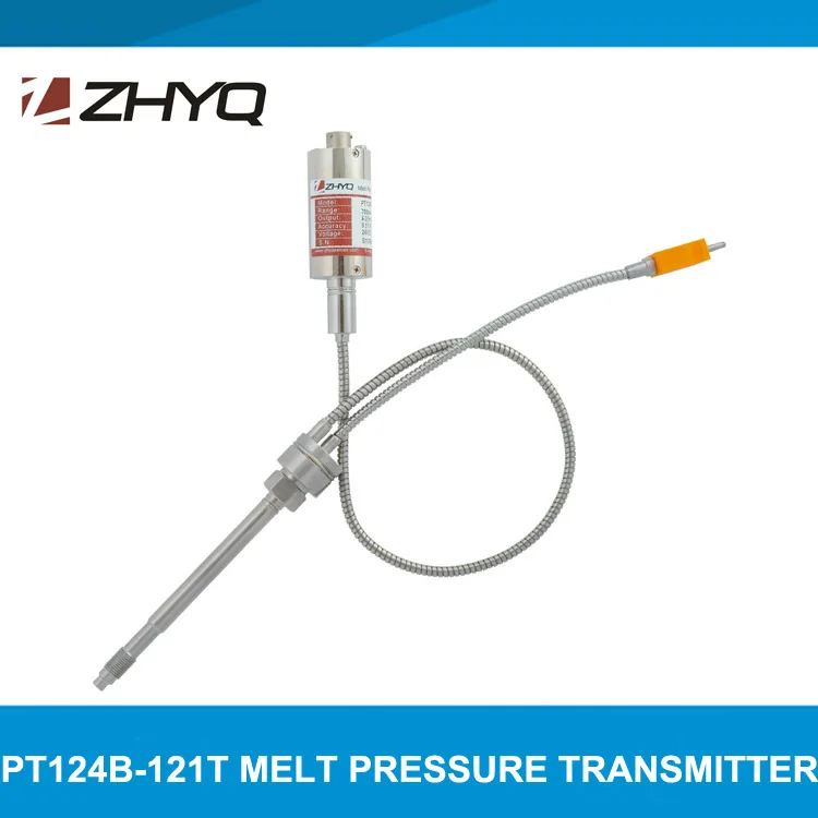 ZHYQ PT124B-121T Melt Pressure Transmitter with theromocouple 4~20mA