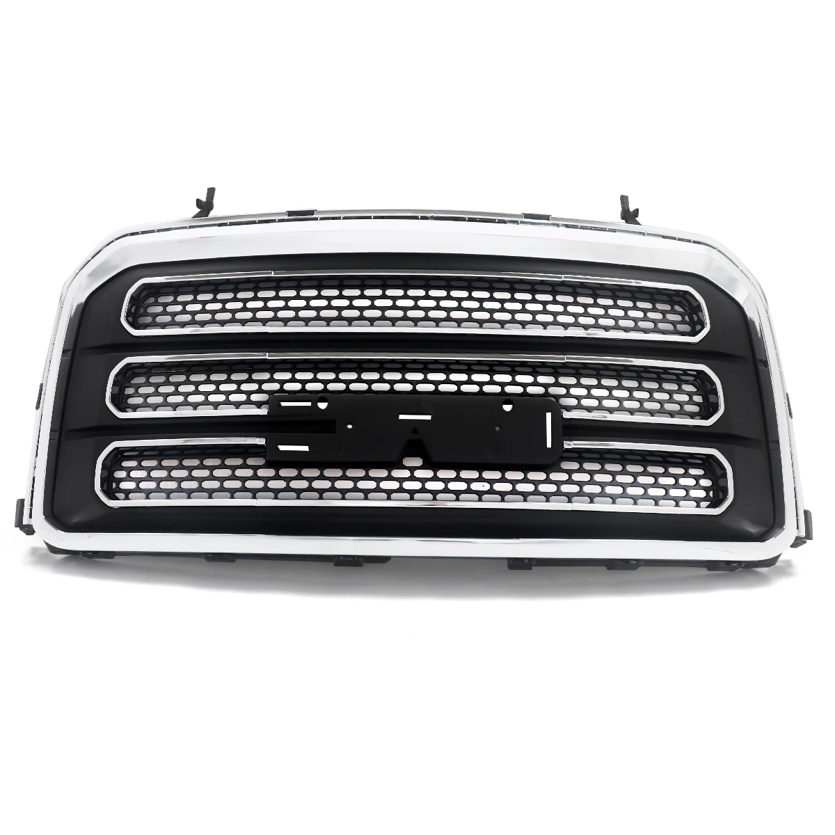 SAIQINGSP Chrome+Black Grille Front Bumper Grille Fit For 2013-2016 GMC Acadia SLT Model Car Accessories Tools