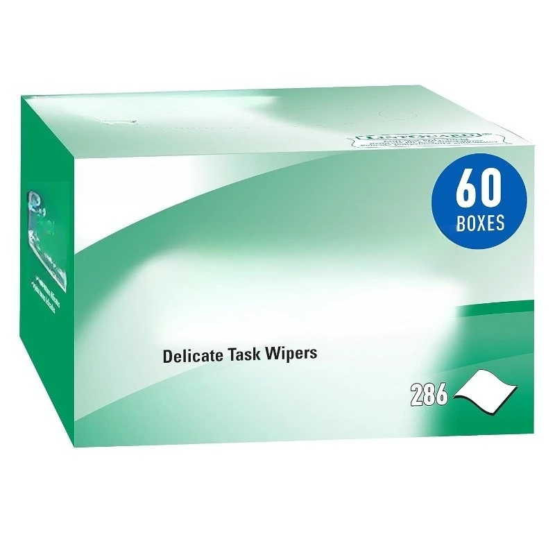 

34155 Kimwipes Delicate Task Научные дворники Kimtech, белые, 1 слой, всплывающая коробка, в упаковке 16 000 шт.