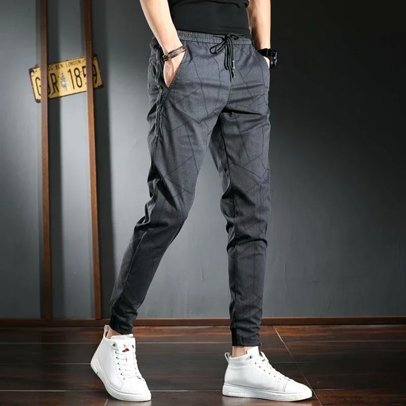 

Men's Cargo Pants Camouflage Male Trousers Camo Slim Summer Stretch Grey Slacks Harajuku Regular Fit Spandex Emo Designer New In