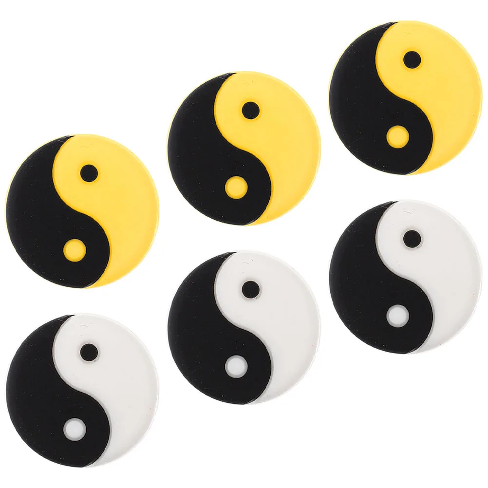 

6 Pcs Shock Absorbers Tennis Racket for Silica Gel Dampener Vibration Dampeners