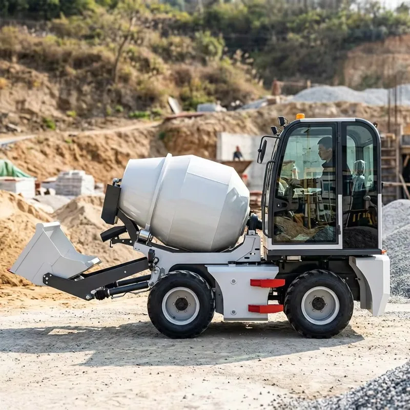 【Best-selling】0.8 Cubic Meters Concrete Mixer Truck Price Discount New Mobile Small Mini Self Loading Concrete Mixer Truck