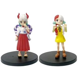 Figura de acción de One Piece, figura de Anime de 14cm, figura de acción de la infancia Yamato, niña pequeña, Diva de pelo rojo, UTA, modelo de colección, juguetes de muñecas