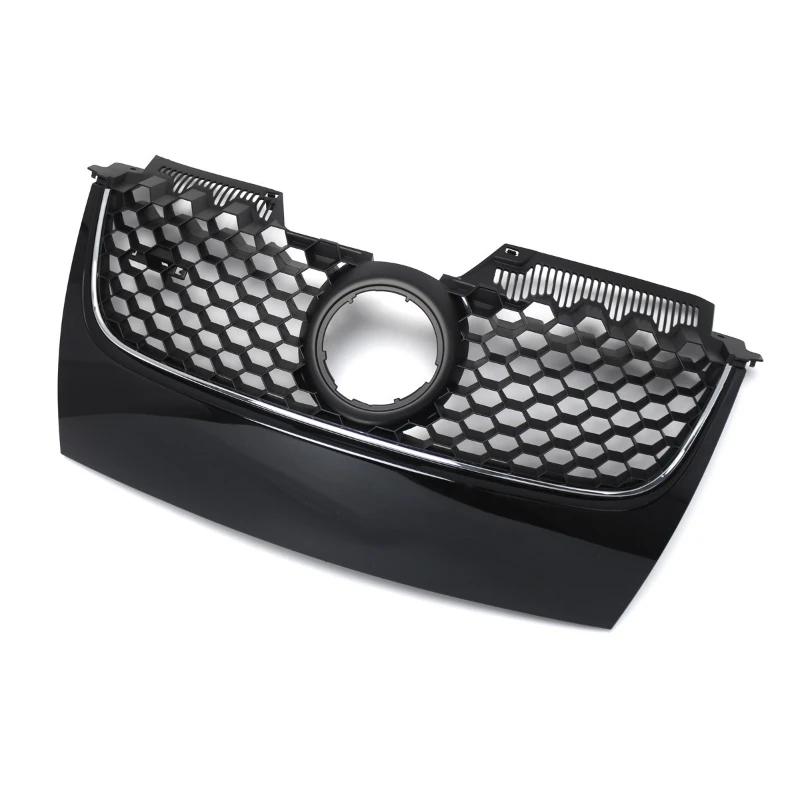 

Suitable for 06-09 Volkswagen Jetta MK5 Golf 5GTI electroplated medium mesh grille with hole in the