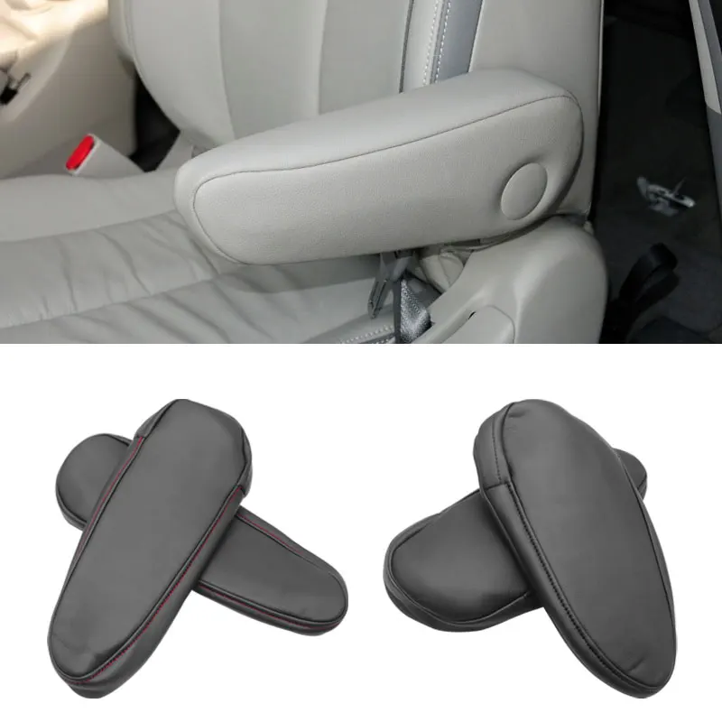 For Toyota Sienna 2011 2012 2013 2014 2015 2016 2017 2018 Microfiber Leather Car Interior Side Seat Handle Armrest Cover Trim