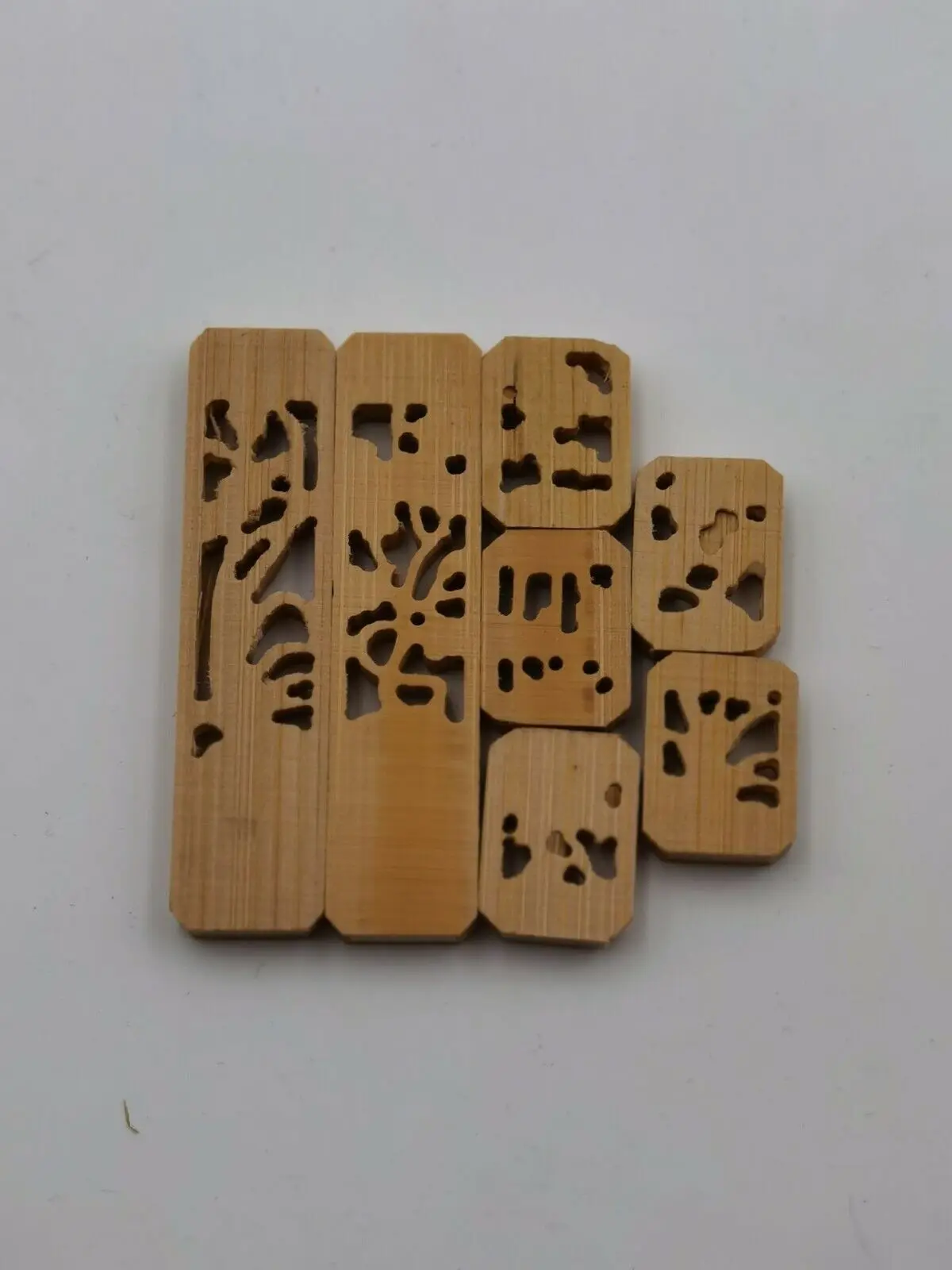 Chinese Bamboo Carving Bird Cage ornament parts