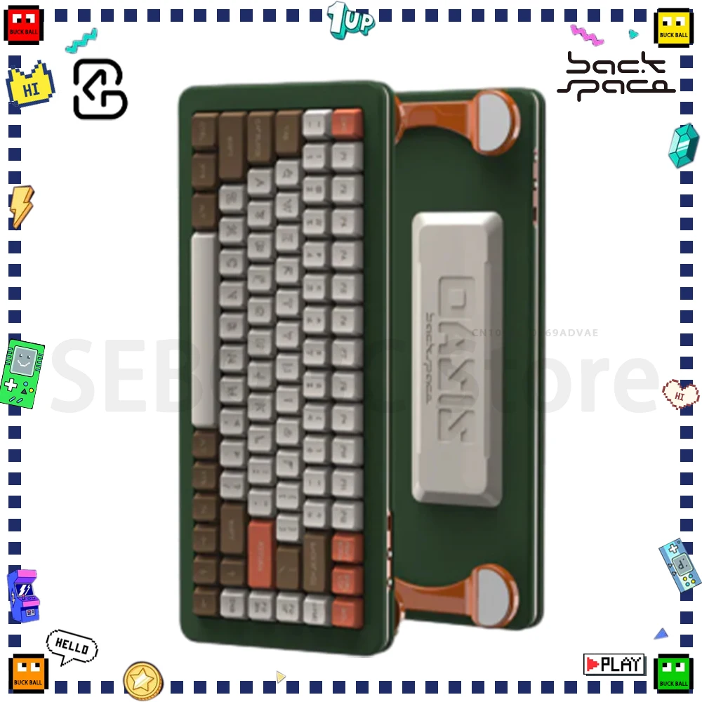 BackSpace-interruptor magnético Oasis75, Teclado mecánico 8K con cable para juegos, disparador rápido, teclado de aleación de aluminio para jugadores Valorant