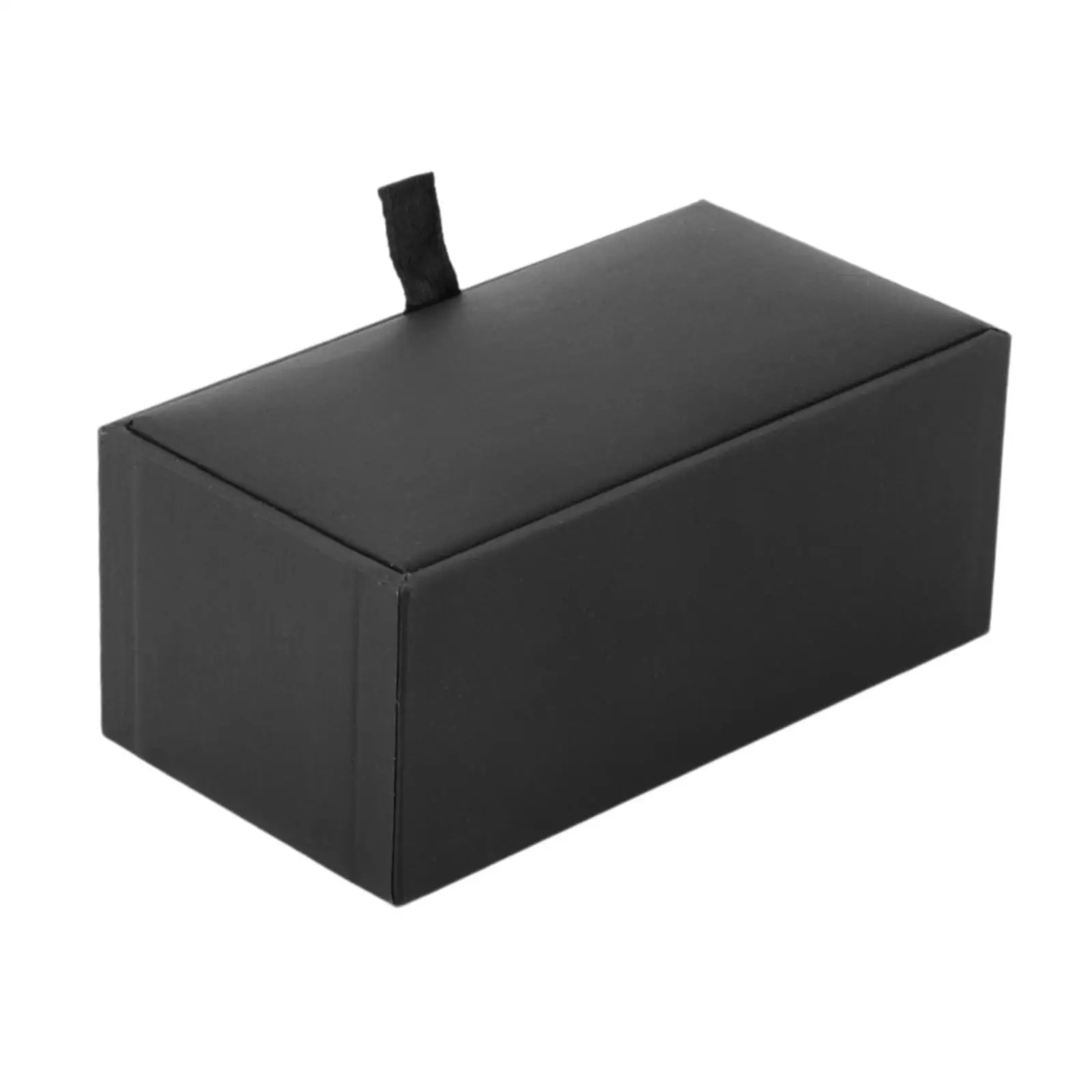 

Коробка для запонок с откидной крышкой, вращающаяся, черная, для путешествий, для мужчин