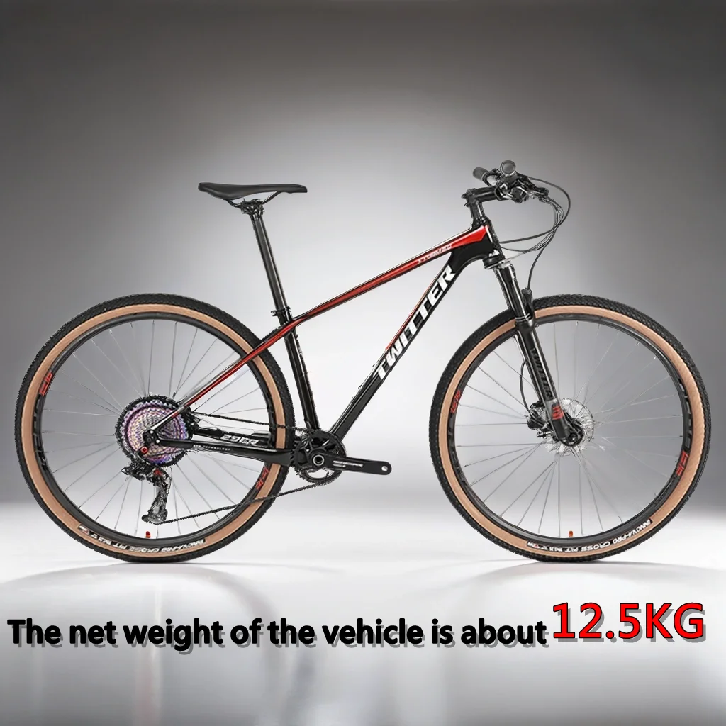 29 inch mountain bike Carbon fiber MTB hydraulic disc brake off-road racing Front Suspension variable speed Downhill Bicycle