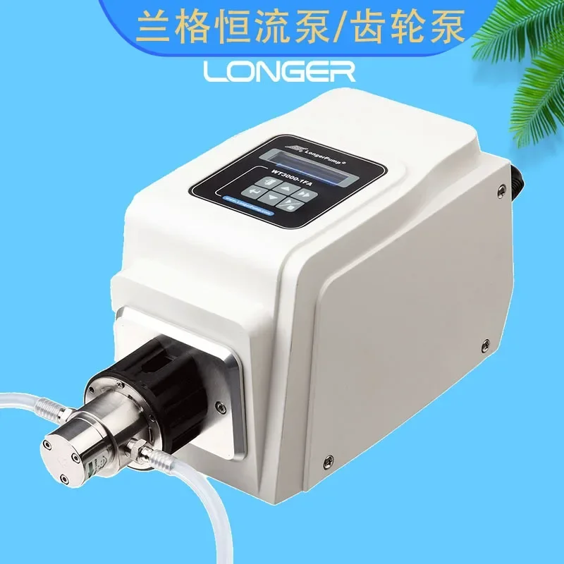 Distribution type miniature gear pump Compact stainless steel pump head rotates clockwise