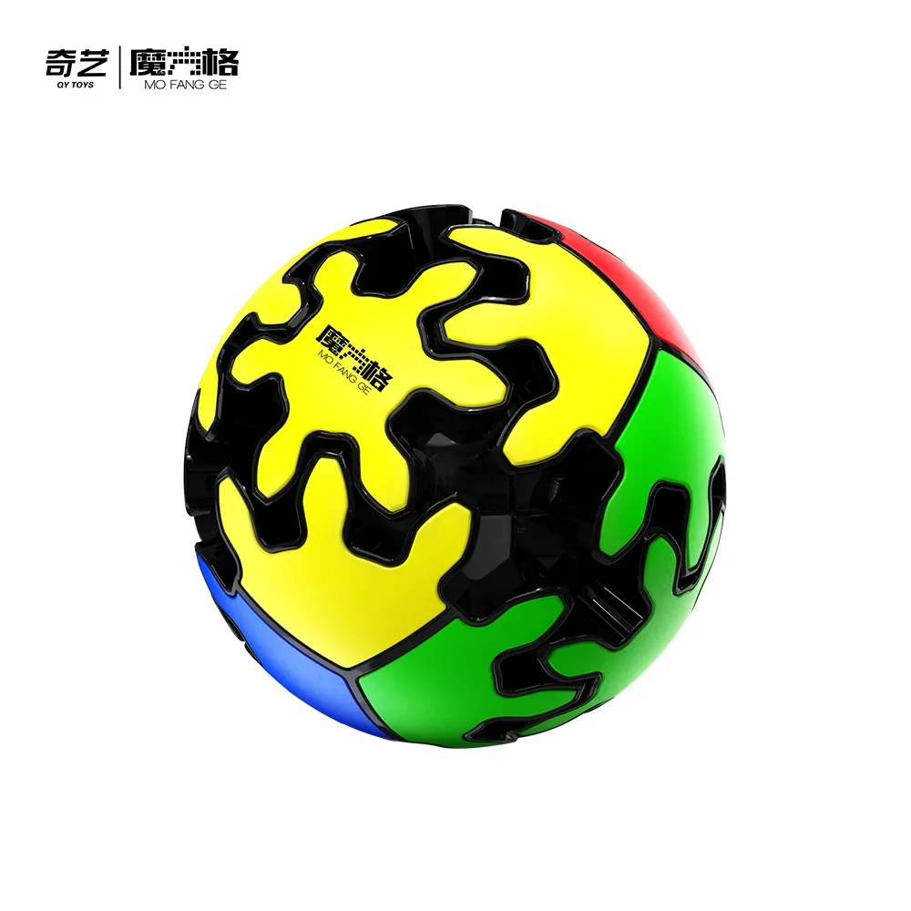 [Cube Crazy] QIYI Gear Shift Cube 2X2 Magic Speed Cube Stickerless Professional Fidget Toys QiYi 2X2 Gear Shift Ball