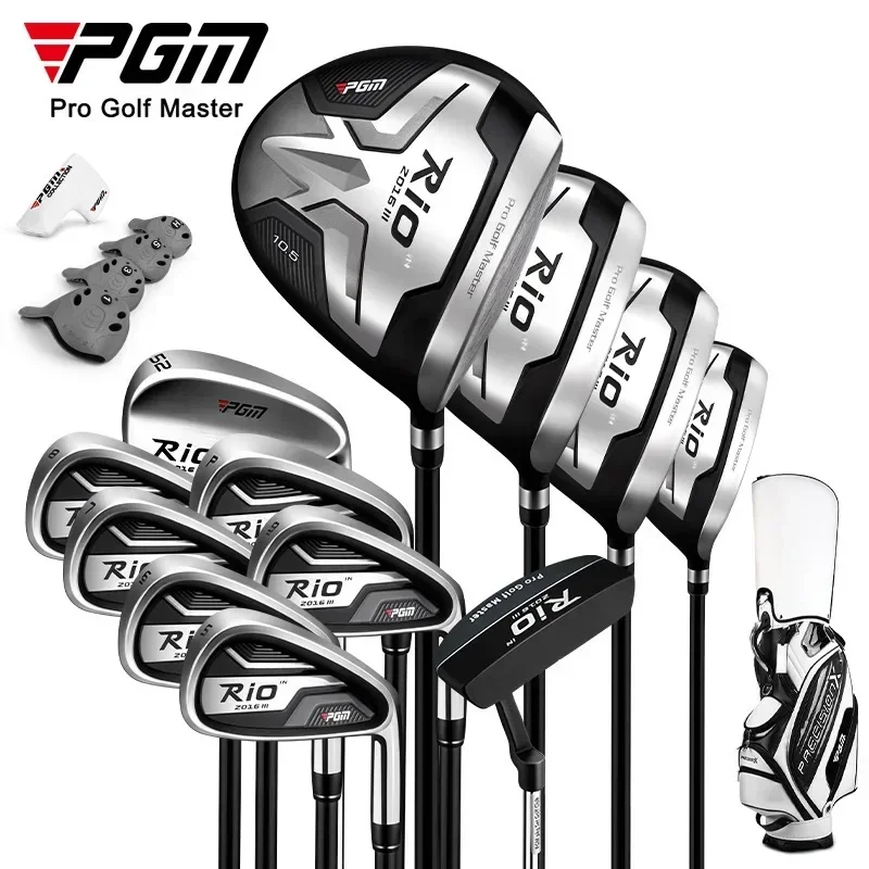 PGM Golf Club Complete Set Entry-level Men\'s Golf Club Set Titanium Alloy Original Carbon Club MTG040