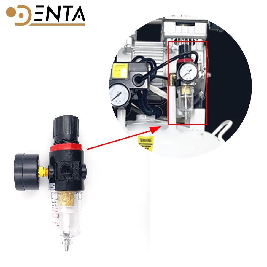 

AFR2000 Медный клапан регулирования давления для воздушного компрессора стоматологического блока, редукционные клапаны давления воздуха, манометры барометрического давления