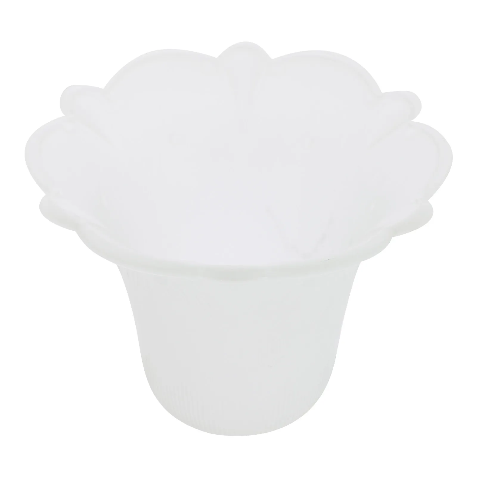 Frosted Glass Lamp Shade Floral Design Soft Warm Light Diffuser Dustproof for Chandelier Ceiling Light Wall Floor Lamp Use