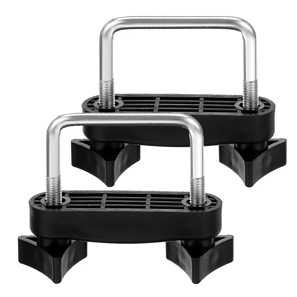 

2pcs Universal Rack Clamps High-Strength Anti-Slip Car Roof Fixing Tool For Vehicle Cargo Box Mounting Brackets U-Bolt Hardware