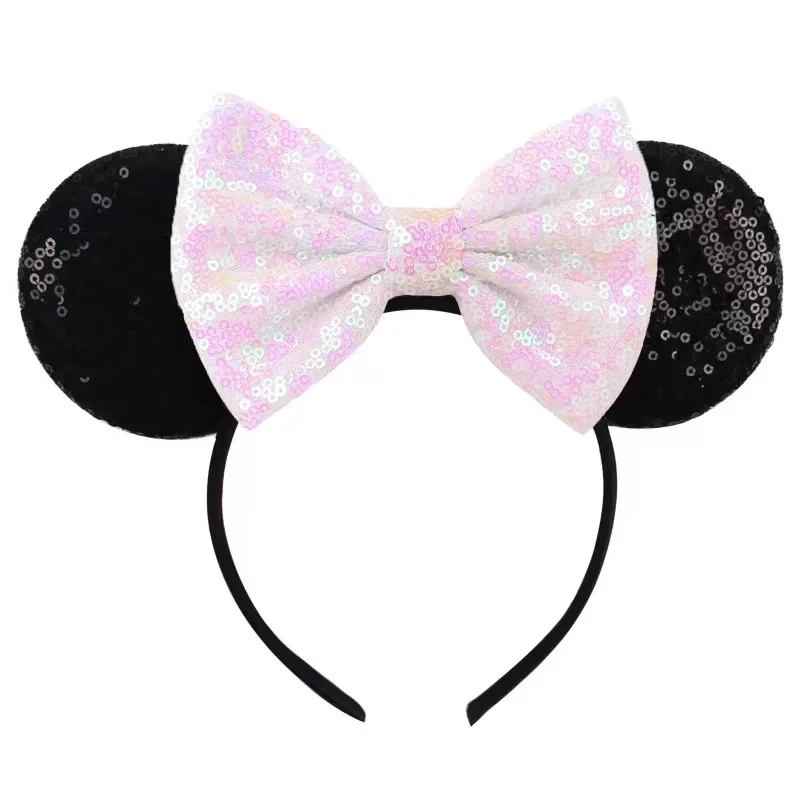 Ziming 9.5 cm Big Size Black Mouse Ears Headband For Girls 5\