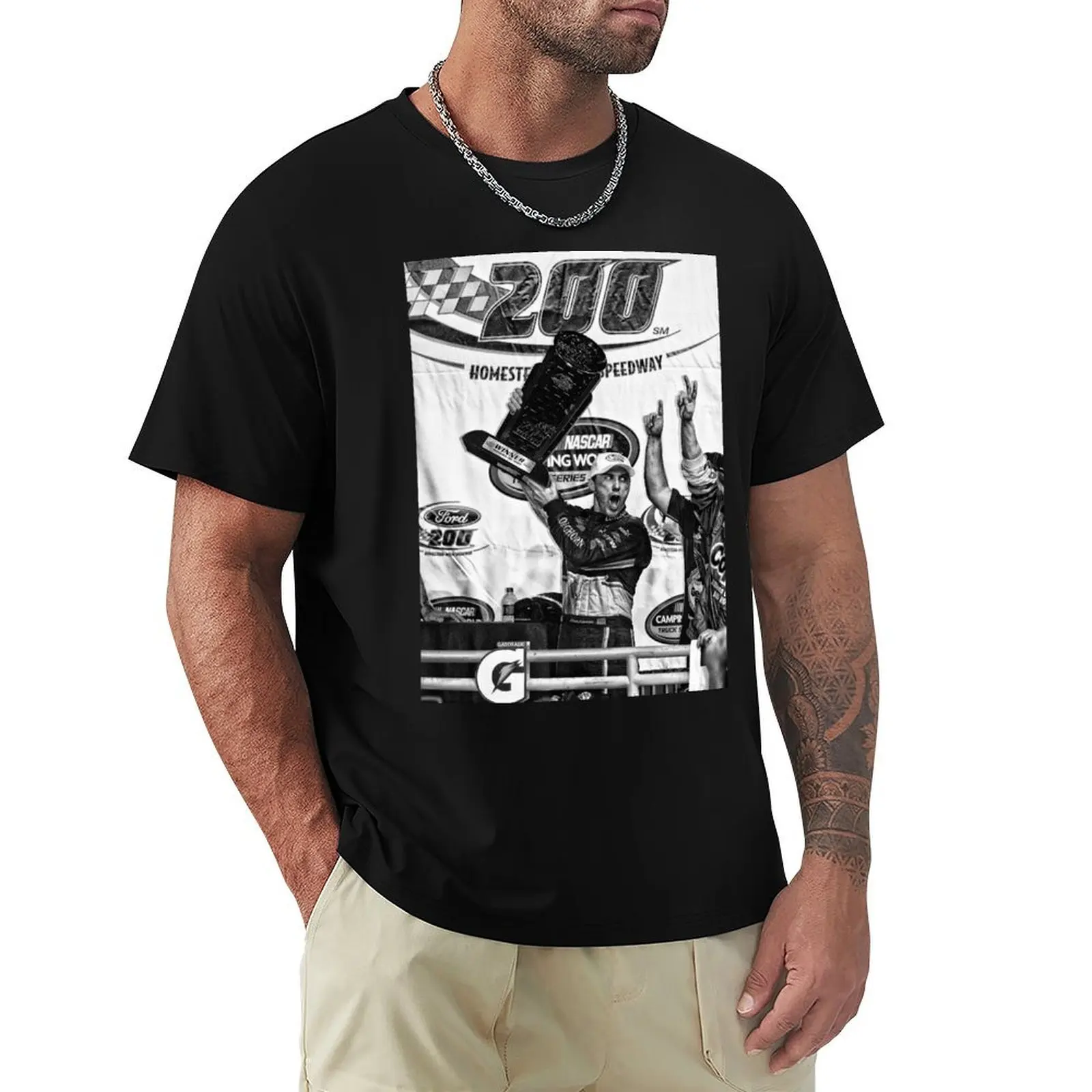 kevin Harvick winner NASCAR T-Shirt Casual Trendy Streetwear Tee Shirt