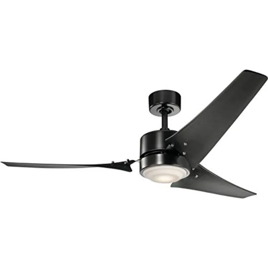 

339529MWH 52 Inch Arkwet Patio Ceiling Fan, Pull Chain, Matte White Finish with Matte White/Non-Reversible Blades