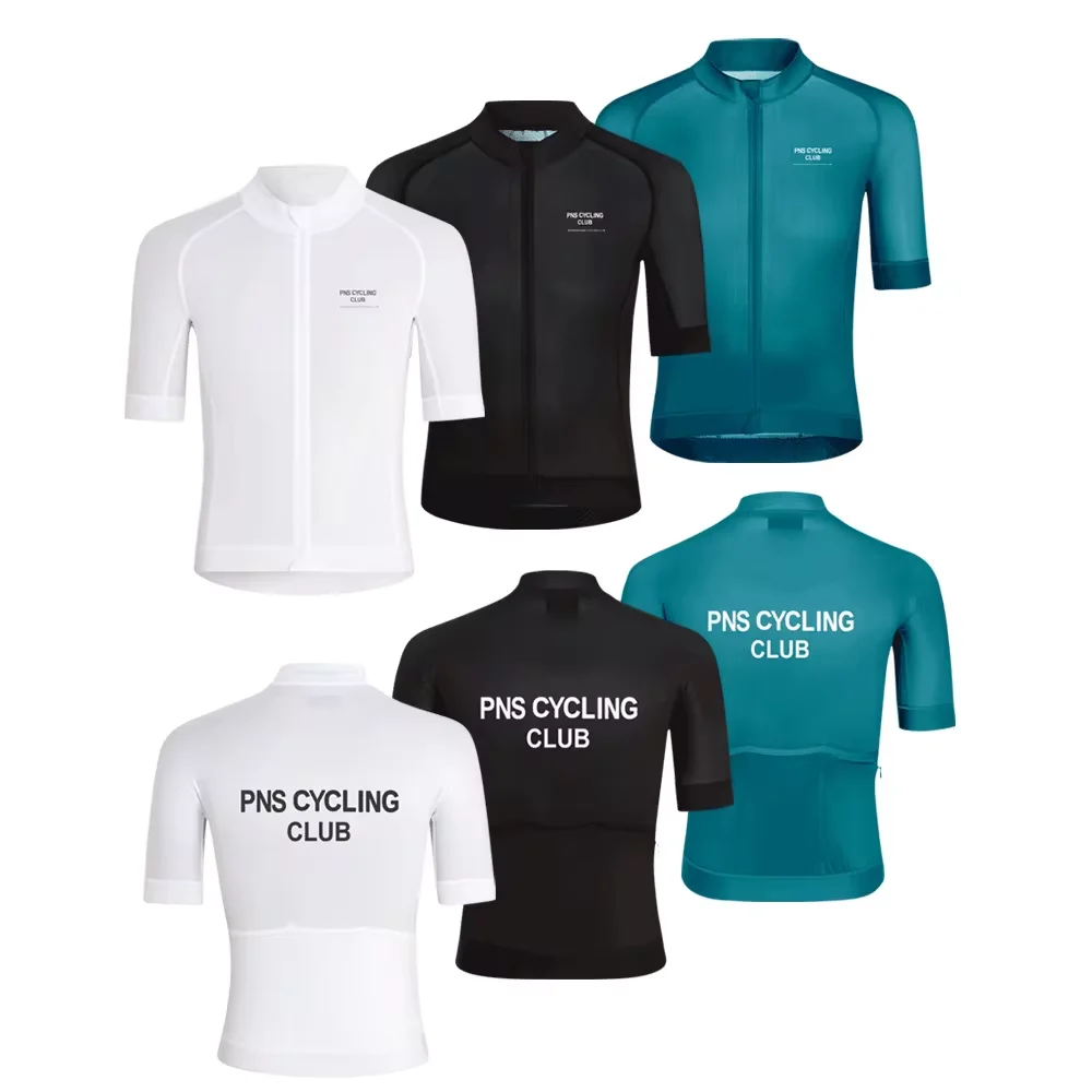 Men Cycling Jersey Short Sleeve PNS Pro Team Breathable Qucik Dry Bicycle Cycling Shirts MTB Bike Jersey Maillot Ciclismo Hombre