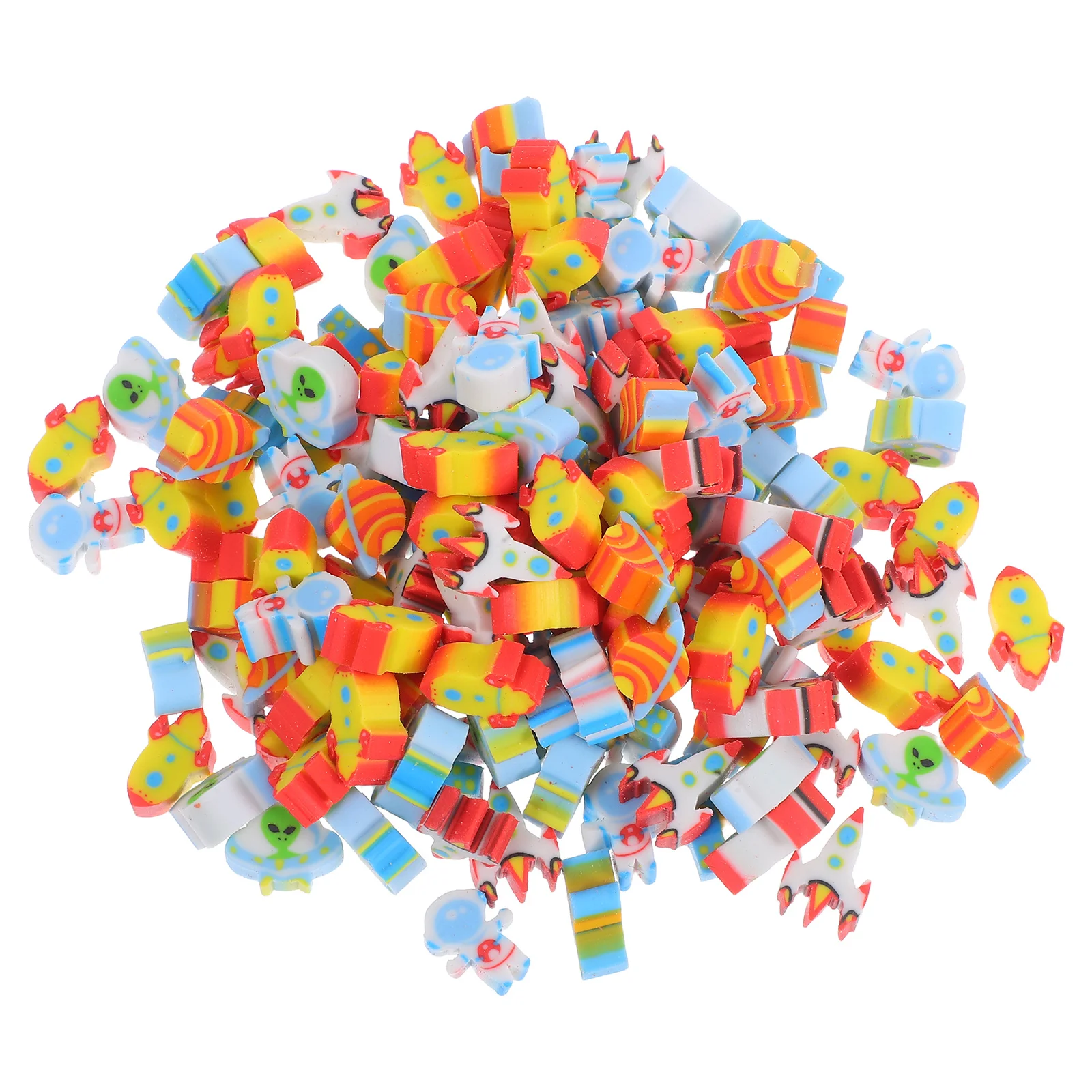

300Pcs Space Erasers for Kids Mini Astronaut Themed Classroom Prizes Party Favors Art Supplies Drawing Correction Tools