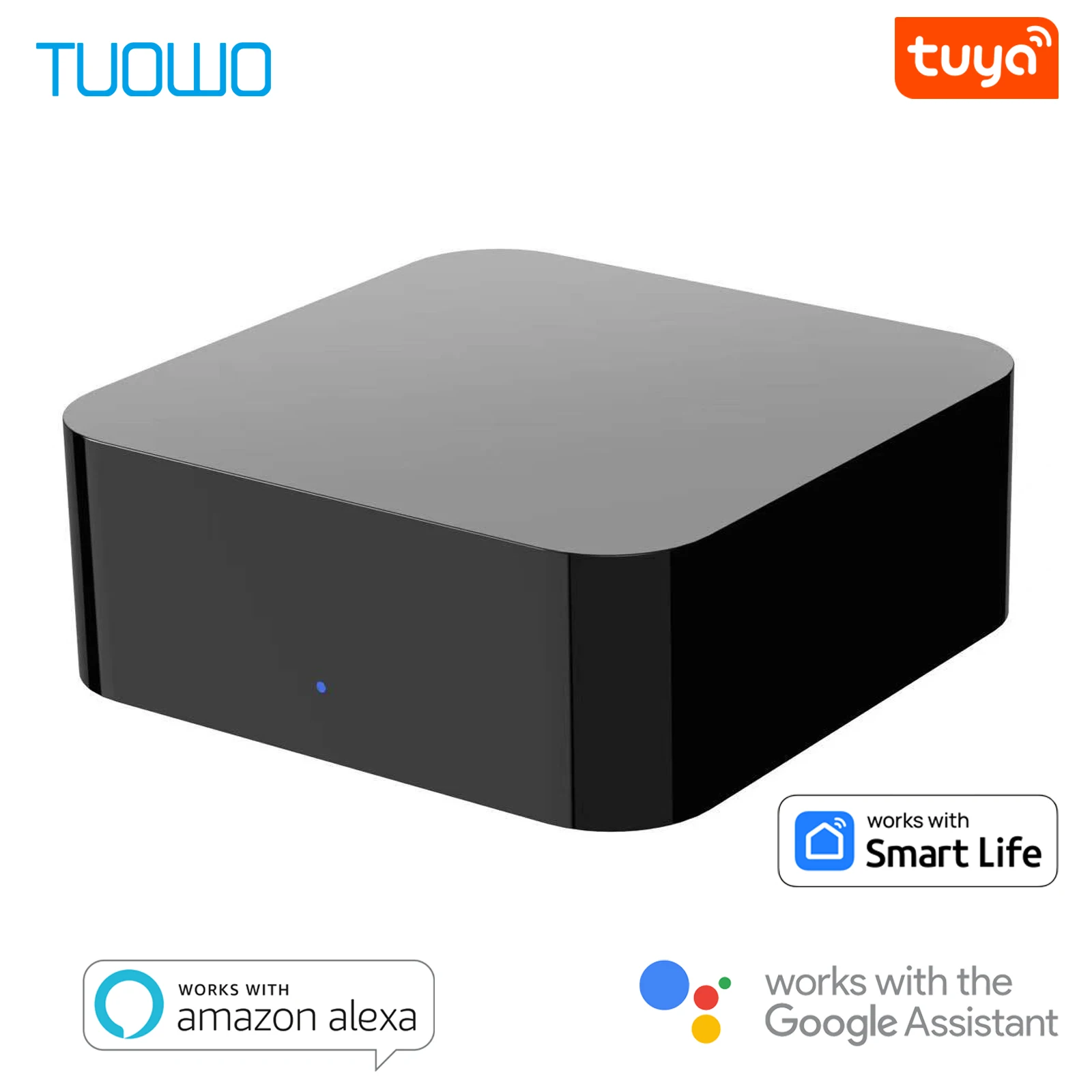 TUOWO Tuya WiFi สมาร์ท IR รีโมทคอนโทรล Smart Life APP เปลี่ยน TV DVD AUD AC Remote ทํางานร่วมกับ Alexa Google Home