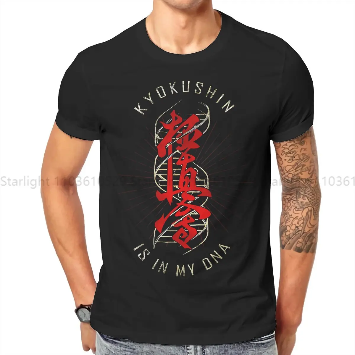 Kyokushin Karate Bushido Newest TShirt for Men In My DNA Round Collar T Shirt Personalize Gift Tops