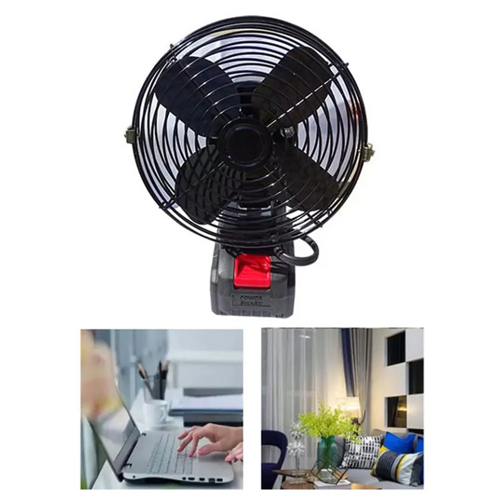 

6/8-inch Dayis Lithium Battery Rechargeable Fan Portable High-Capacity Dayis Portable Connector Perfect Outdoor Camping Tools