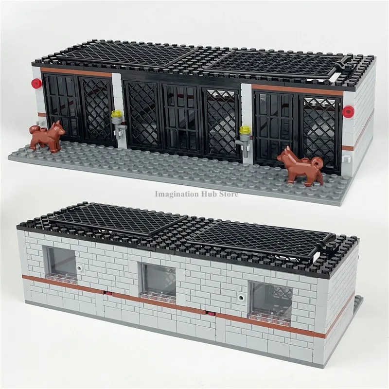 

267Pcs Military Police Scorpion Cave Prison Cell Building Blocks,MOC DIY Military Bricks Small Particle Puzzle Assembly Model