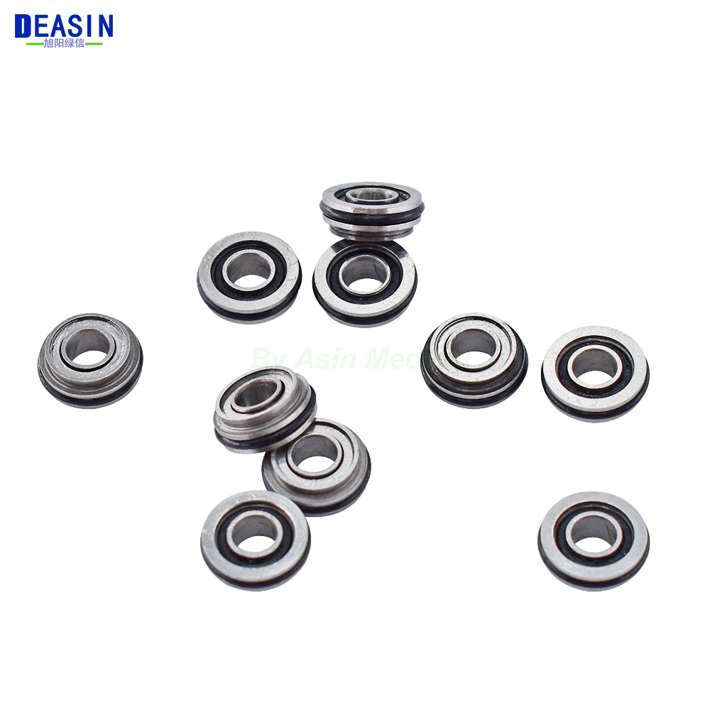 5pcs Dental Ceramic Bearings Double Flange SFFR144TLGZWN 3.175x6.35x7.5x2.78mm for WH RC95 TE95 Turbine High Speed Handpiece