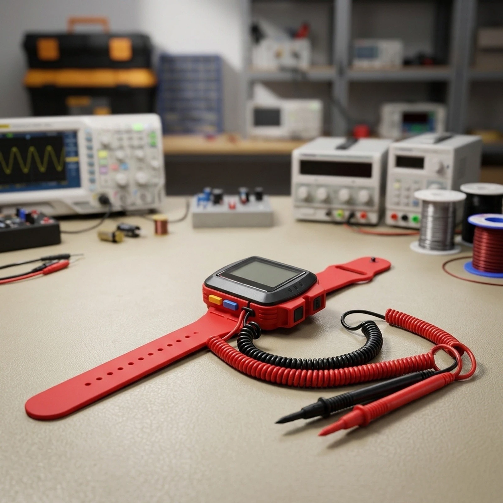 New Wrist Digital Multimeter With Voltage Detection For Electrician Repair Capacitance Measurement High-altitude Operations Tool