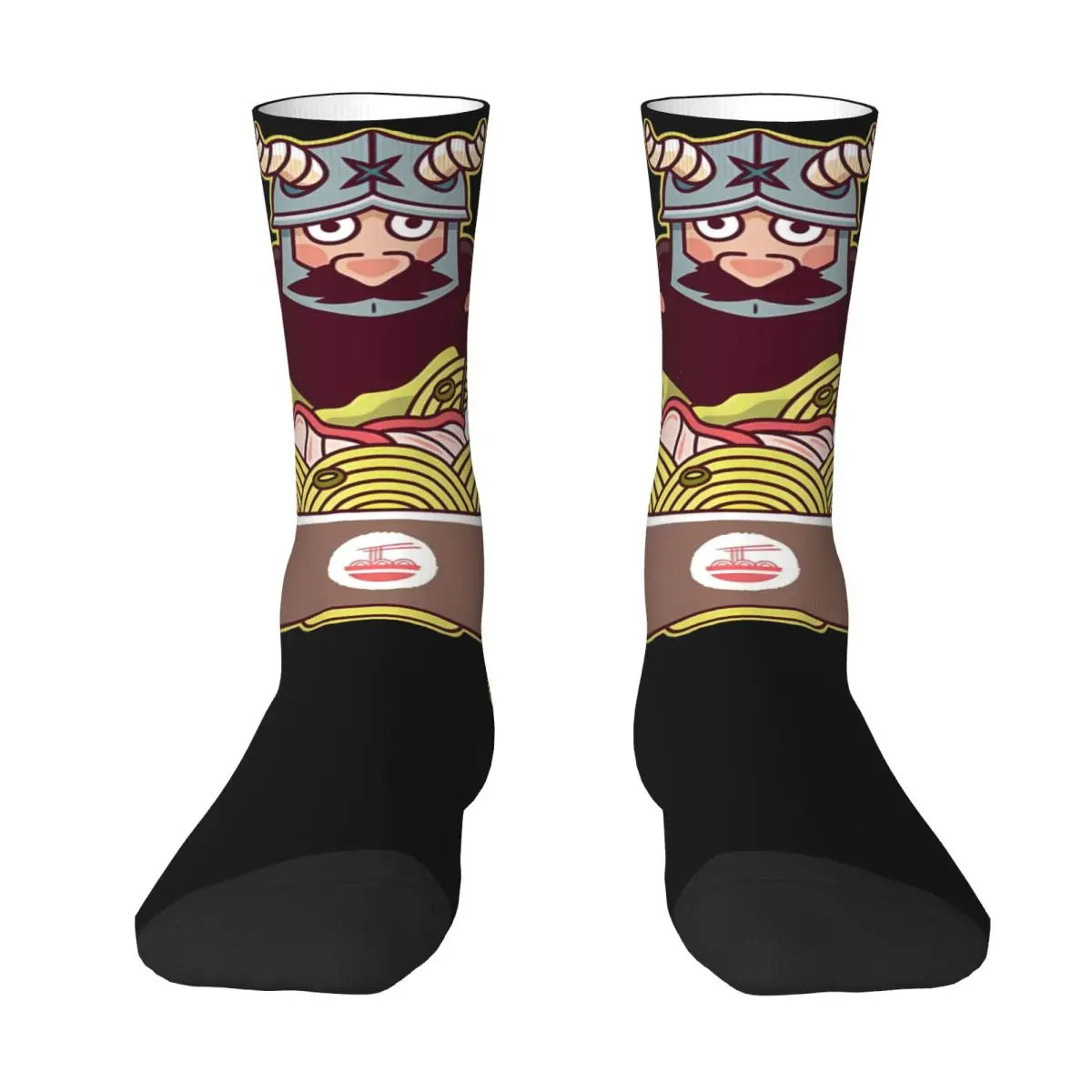 Dwarf Chef Slime Ramen Socks Spring Dungeon Meshi Stockings Novelty Women Men Warm Soft Socks Graphic Skateboard Non Skid Socks