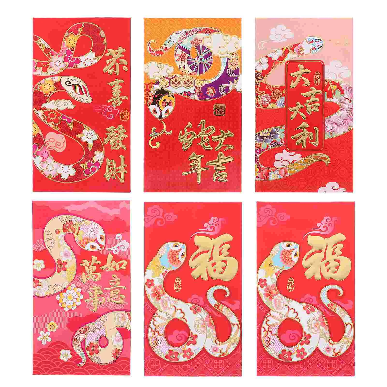 

30 Pcs Cartoon Red Packet New Year Envelope Chinese Envelopes Lucky Money Wedding