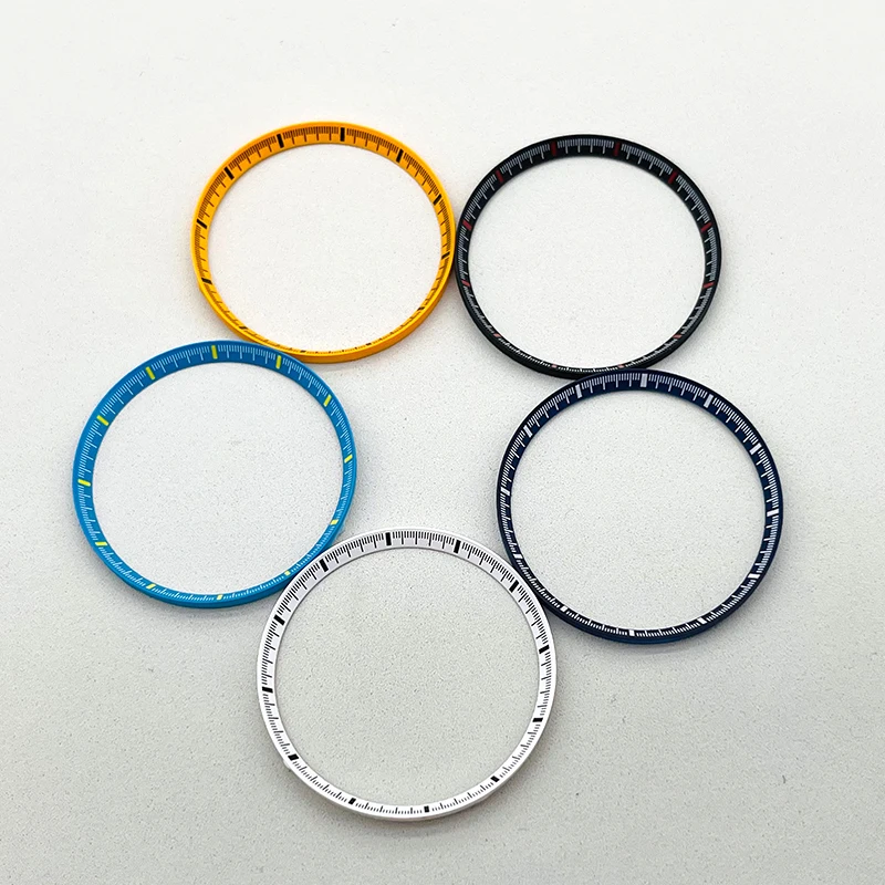 30.5mm Plastic Scale Mark Watch Chapter Rings Inside Diameter 27.5mm Fits Seiko SRPD SKX007 SKX009 NH35 NH36 Watch Repair Parts