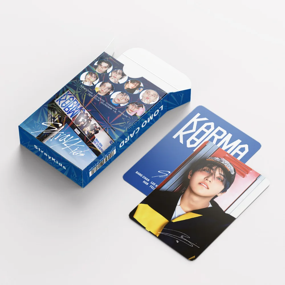 92 STRAY KIDS novos cartões Karma, mercadorias de anime estrela KPOP, cartões pequenos LOMO, presentes de aniversário para crianças