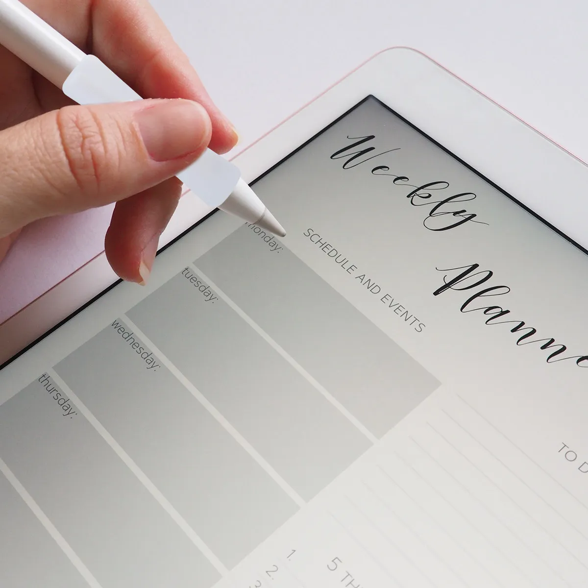 

1 pc Silicone Pencil Cover For Pencil 2 Anti-Roll Washable Protective Sleeve Holder Pencil2 Accessory Tablet Pc Parts