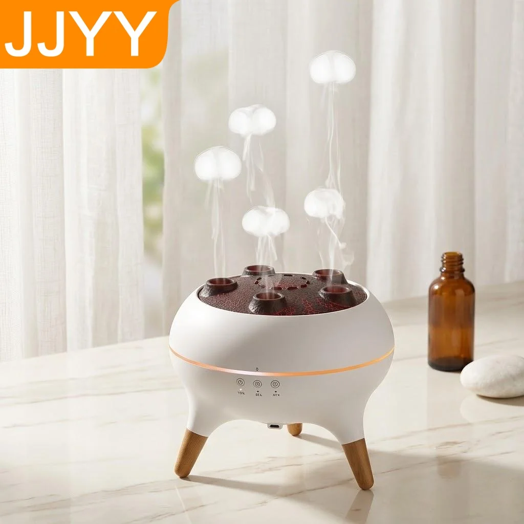 

Ультратихий аромадиффузор с 7-цветной LED-подсветкой в виде медузы, увлажнитель с автоматическим отключением, декор для дома, диффузор для эфирных масел, для спальни