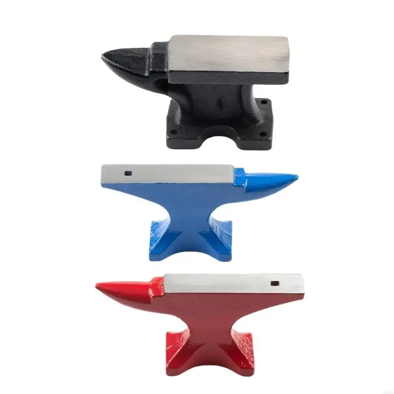 

N5KA Одинарный круглый рожок Наковальня Стальной блок для кузнеца Практический инструмент для изготовления ювелирных изделий