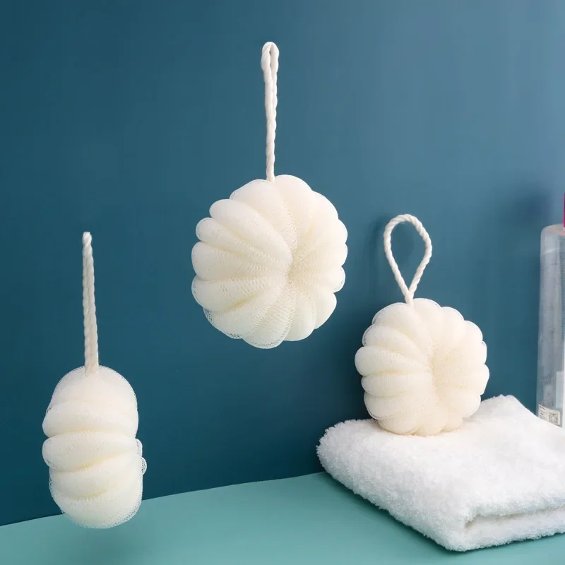 

Mesh Bath Balls Soft Sponge Cleaning Brush Shower Body Cleaning Exfoliating Massage Scrubber Bath Ball Bathroom Bathing Supplies