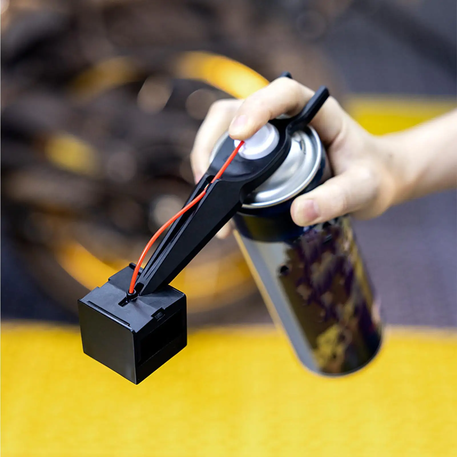 

Motorcycle Chain Oiler Cleaner Tool Motorcycle Chain Lube Applicator For Home Repair Shops Post-Ride Daily Commuting