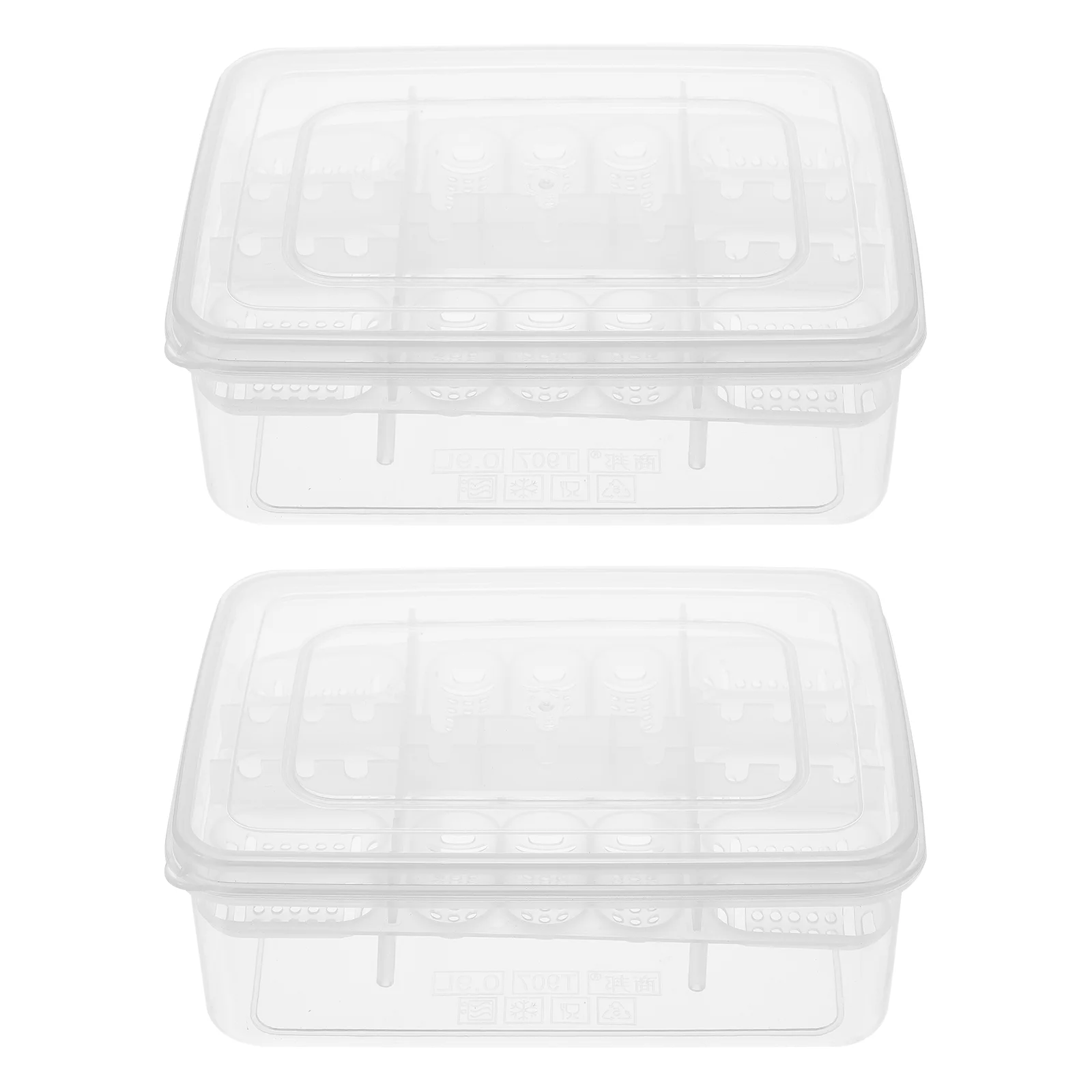 

2Pcs Reptile Incubator 16 Compartments Hatching Box for Gecko Lizard Snake Breeding Tank Plastic Boxes Tray Storage