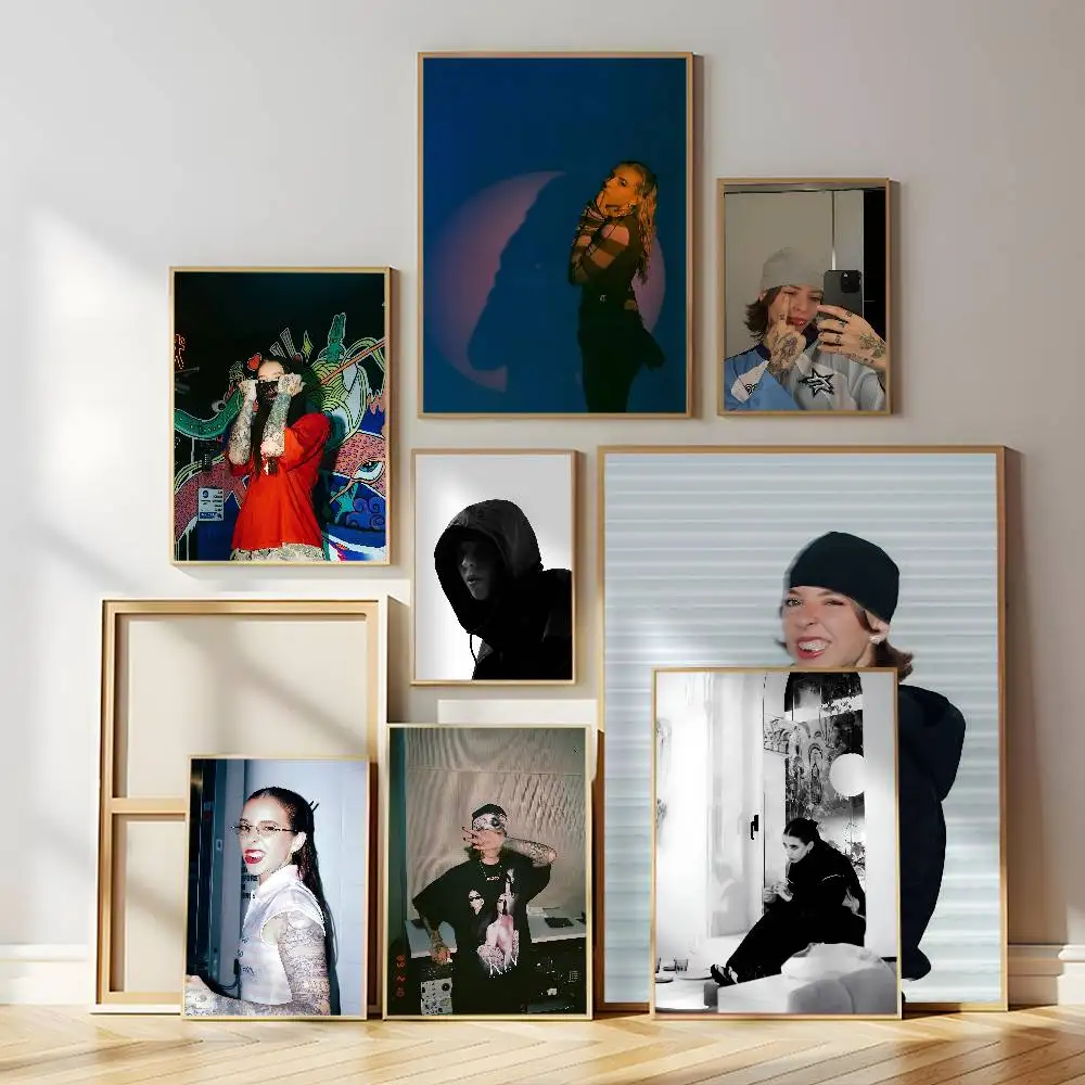 Singer Y-Young Miko Poster Self-adhesive Wall Mural Art Waterproof Sticker For Bar Room Decor High Quality Print Gift